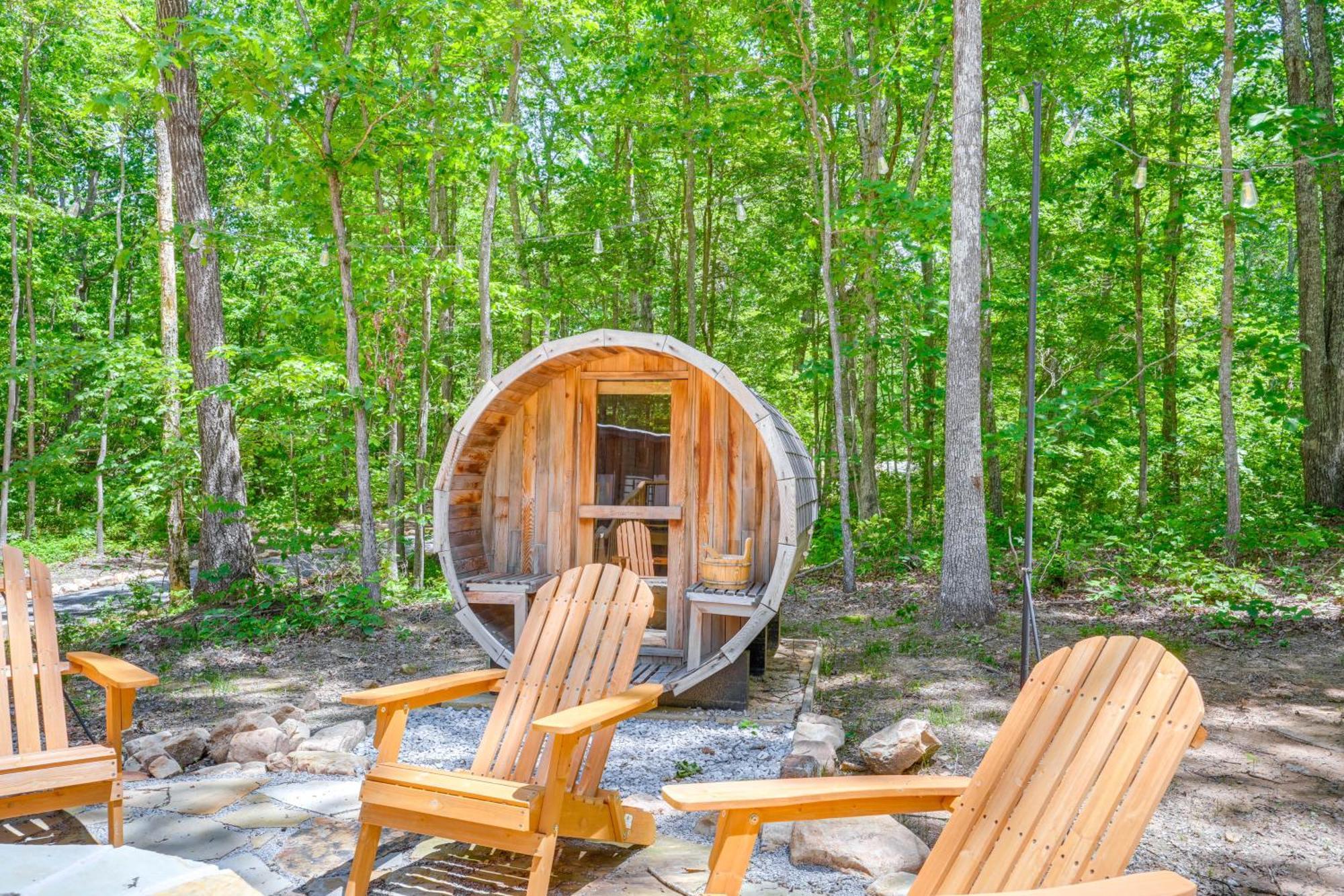 Monteagle Cabin With Swim Spa, Sauna And Fire Pit! 외부 사진